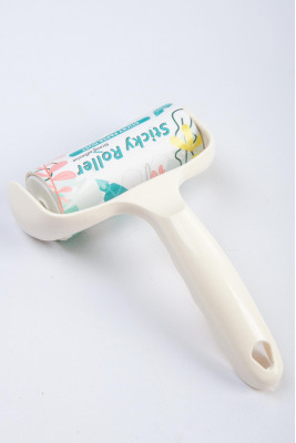 Щітка-ролик для одягу, 10 см, 30 шарів паперу, пластикова ручка, Sticky roller